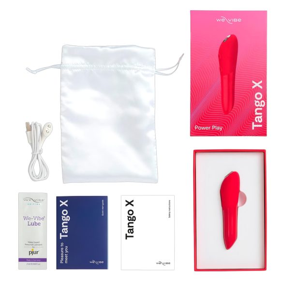 We-Vibe Tango X - vibrador bullet recarregável à prova d'água - coral