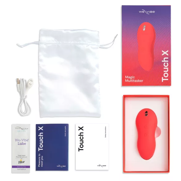 We-Vibe Touch X - vibrador clitóris recarregável à prova d’água coral