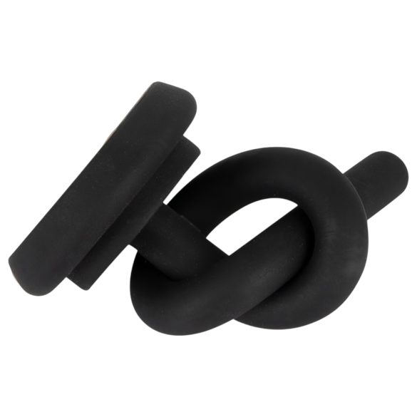 Rebel - vibrador peniano com dilatador - preto