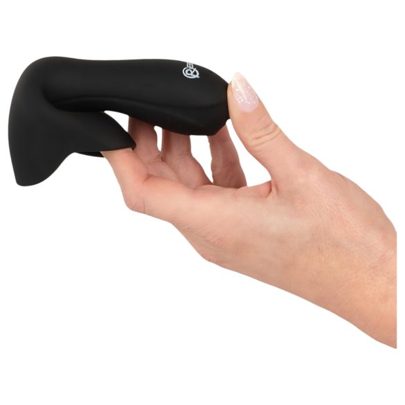 Rebel - vibrador peniano com dilatador - preto