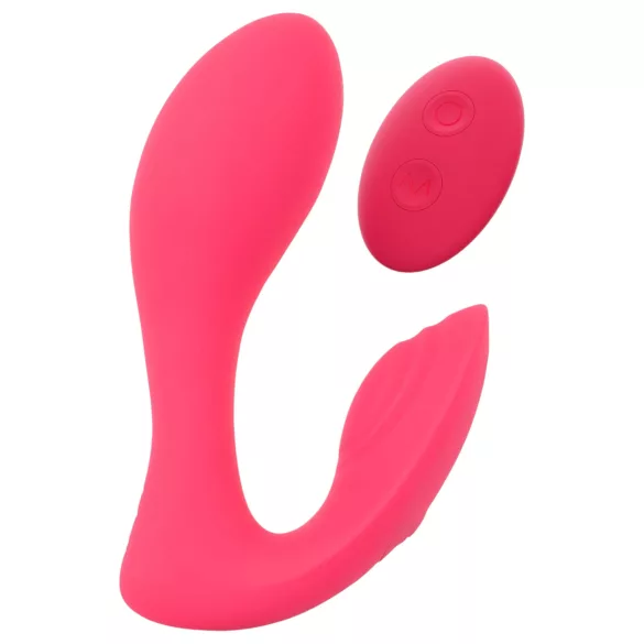 SMILE - vibrador de calcinha recarregável com controle remoto 2 em 1 - rosa