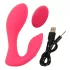 SMILE - vibrador de calcinha recarregável com controle remoto 2 em 1 - rosa