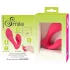 SMILE - vibrador de calcinha recarregável com controle remoto 2 em 1 - rosa