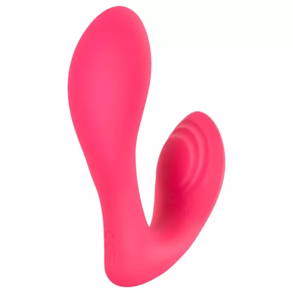 SMILE - vibrador de calcinha recarregável com controle remoto 2 em 1 - rosa
