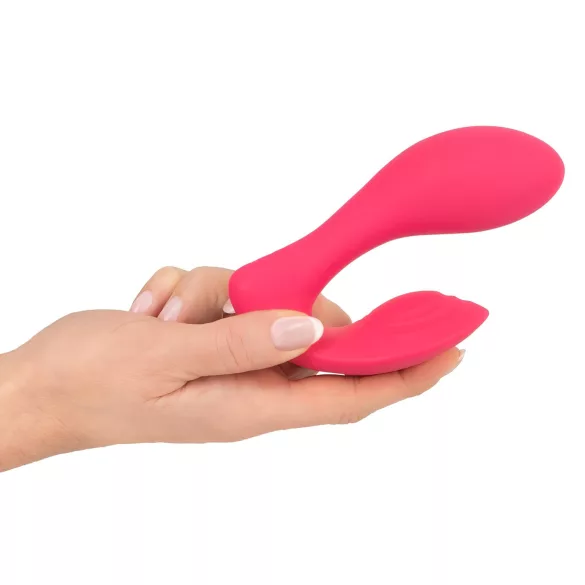 SMILE - vibrador de calcinha recarregável com controle remoto 2 em 1 - rosa