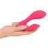 SMILE - vibrador de calcinha recarregável com controle remoto 2 em 1 - rosa