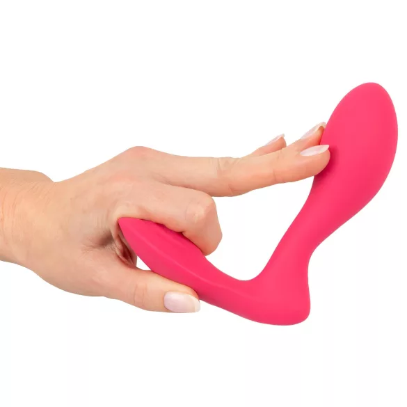 SMILE - vibrador de calcinha recarregável com controle remoto 2 em 1 - rosa