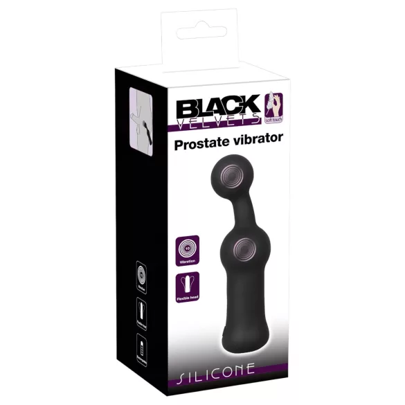 Black Velvets - Vibrador de próstata (preto)