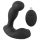 Rebel - vibrador próstata recarregável com controle remoto - silicone preto