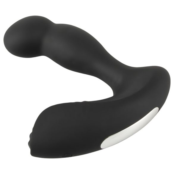 Rebel - vibrador próstata recarregável com controle remoto - silicone preto