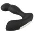 Rebel - vibrador próstata recarregável com controle remoto - silicone preto