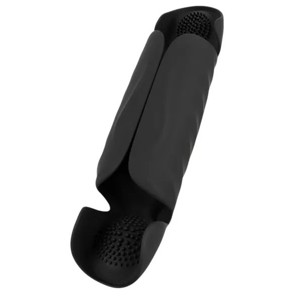 Rebel - vibrador peniano com 3 motores - silicone preto