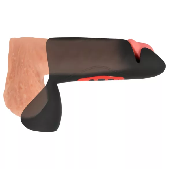 Rebel - vibrador peniano com 3 motores - silicone preto