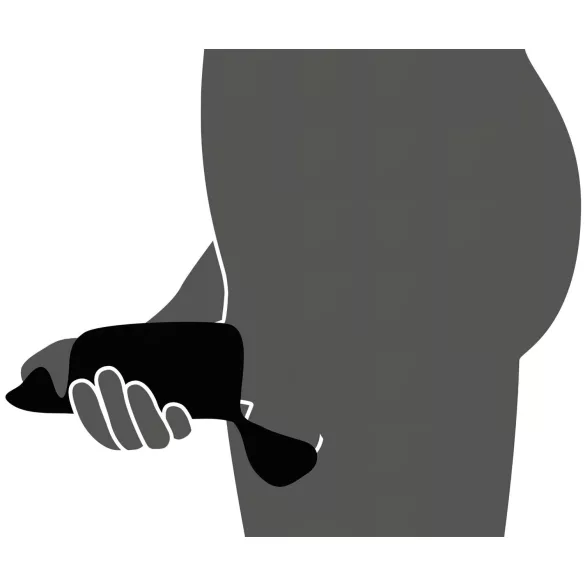 Rebel - vibrador peniano com 3 motores - silicone preto