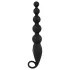 ANOS - vibrador anal com bolas - silicone preto