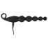 ANOS - vibrador anal com bolas - silicone preto
