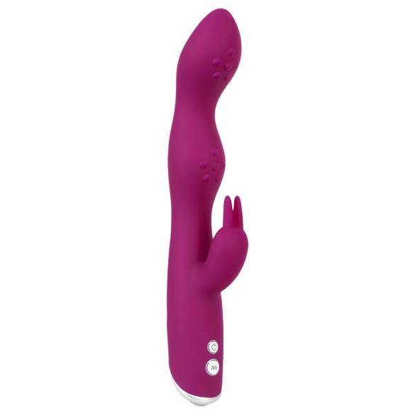 SMILE - vibrador ponto G e clitóris flexível - silicone roxo