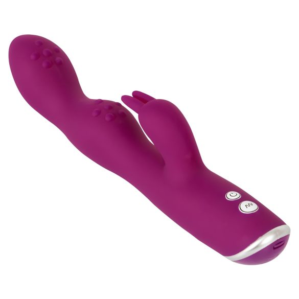 SMILE - vibrador ponto G e clitóris flexível - silicone roxo