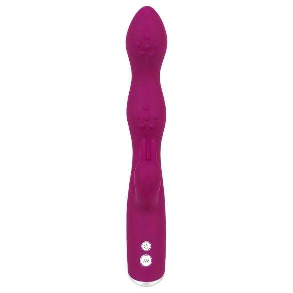 SMILE - vibrador ponto G e clitóris flexível - silicone roxo