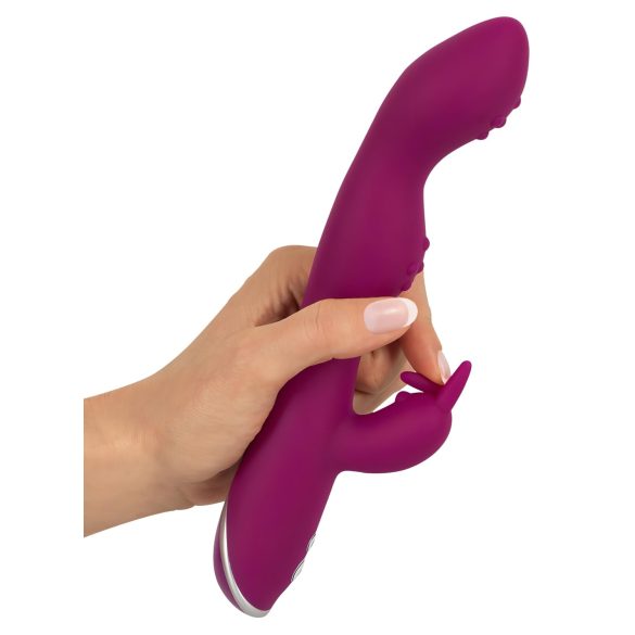 SMILE - vibrador ponto G e clitóris flexível - silicone roxo