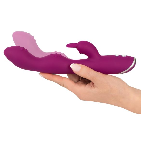 SMILE - vibrador ponto G e clitóris flexível - silicone roxo