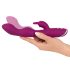 SMILE - vibrador ponto G e clitóris flexível - silicone roxo