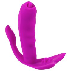 Javida - vibrador ponto G e clitóris - silicone roxo