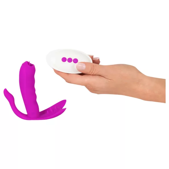 Javida - vibrador ponto G e clitóris - silicone roxo