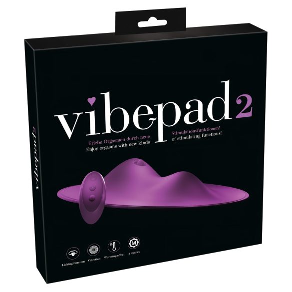 VibePad 2 - vibrador almofada estimulador clitóris - silicone lilás