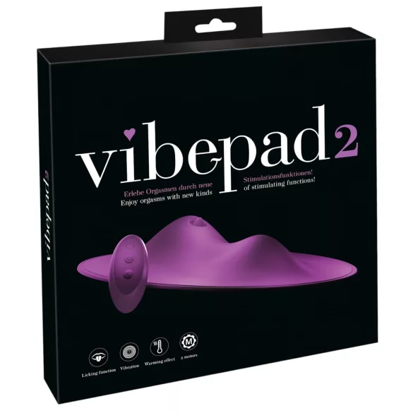 VibePad 2 - vibrador almofada estimulador clitóris - silicone lilás
