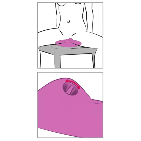 VibePad 2 - vibrador almofada estimulador clitóris - silicone lilás
