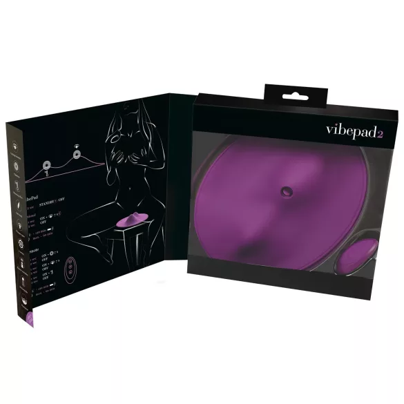 VibePad 2 - vibrador almofada estimulador clitóris - silicone lilás