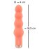 You2Toys - vibrador com contas - mini vibrador pérola - cor pêssego