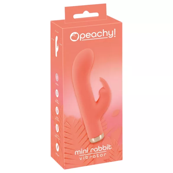 You2Toys - vibrador rabbit mini recarregável - silicone pêssego
