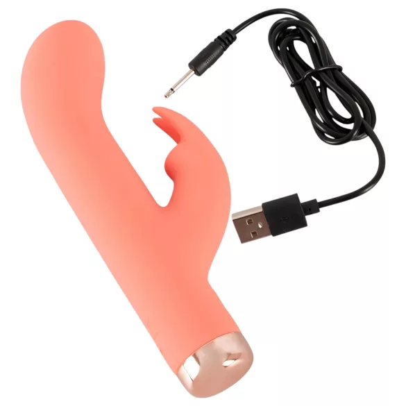 You2Toys - vibrador rabbit mini recarregável - silicone pêssego