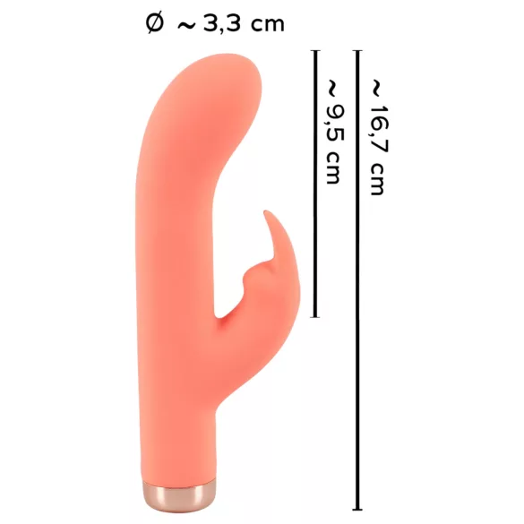 You2Toys - vibrador rabbit mini recarregável - silicone pêssego