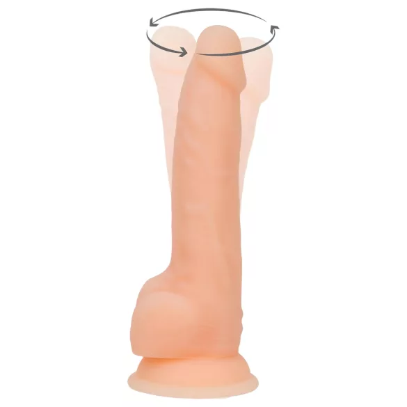Naked Addiction - vibrador rotativo - 20cm - cor pele