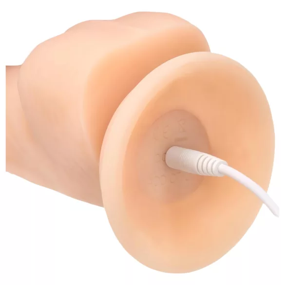 Naked Addiction - vibrador rotativo - 20cm - cor pele