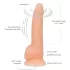 Naked Addiction - vibrador rotativo - 20cm - cor pele