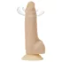 Naked Addiction Rotating 7 - vibrador giratório (18cm) - natural