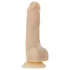 Naked Addiction Rotating 7 - vibrador giratório (18cm) - natural