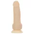 Naked Addiction Rotating 7 - vibrador giratório (18cm) - natural