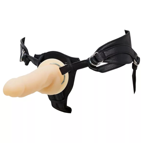 Naked Addiction Rotating 7 - vibrador giratório (18cm) - natural