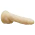 Naked Addiction Rotating 7 - vibrador giratório (18cm) - natural