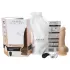 Naked Addiction Rotating 7 - vibrador giratório (18cm) - natural