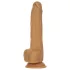 Naked Addiction - vibrador com movimento de vai e vem - silicone escuro 23cm
