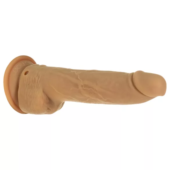 Naked Addiction - vibrador com movimento de vai e vem - silicone escuro 23cm