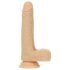 Naked Addiction - vibrador com movimento de empurrar - 19cm - cor natural