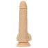 Naked Addiction - vibrador com movimento de empurrar - 19cm - cor natural