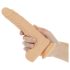 Naked Addiction - vibrador com movimento de empurrar - 19cm - cor natural